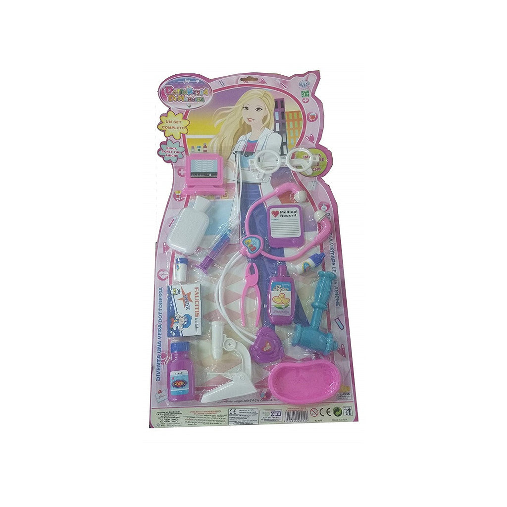 ARZTKOFFER STETHOSKOP SCHUTZBRILLE SPRITZE MIKROSKOP HAMMER SPIELZEUG