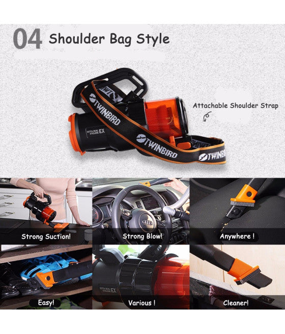 650W 2-IN-1 STAUBBUSTER ZYKLON STAUBSAUGER OHNE BEUTEL