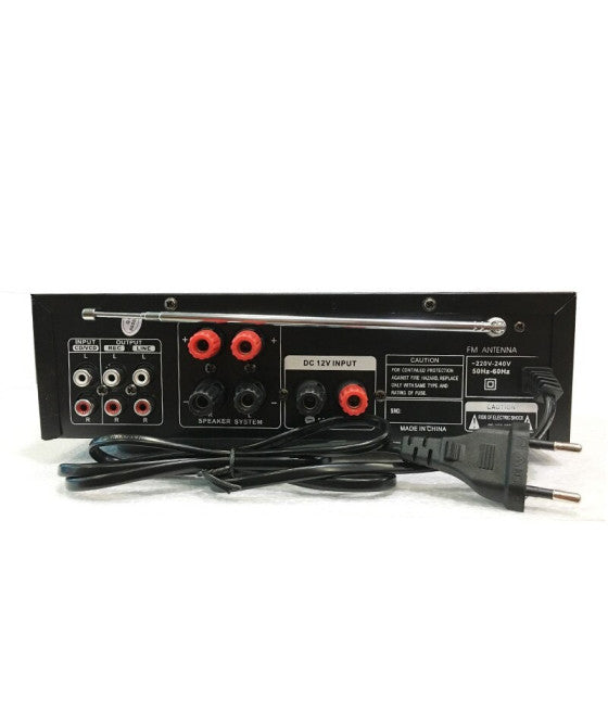 AUDIO KARAOKE VERSTÄRKER BLUETOOTH USB SD RADIO FM LAUTSPRECHER Q-T111