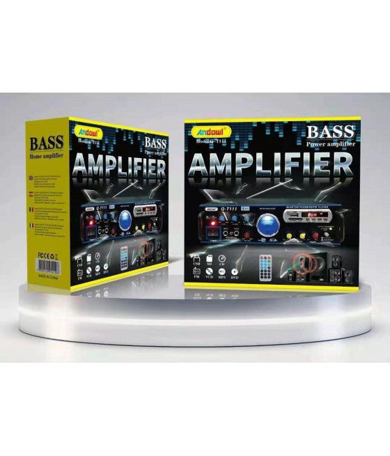 AUDIO KARAOKE VERSTÄRKER BLUETOOTH USB SD RADIO FM LAUTSPRECHER Q-T111