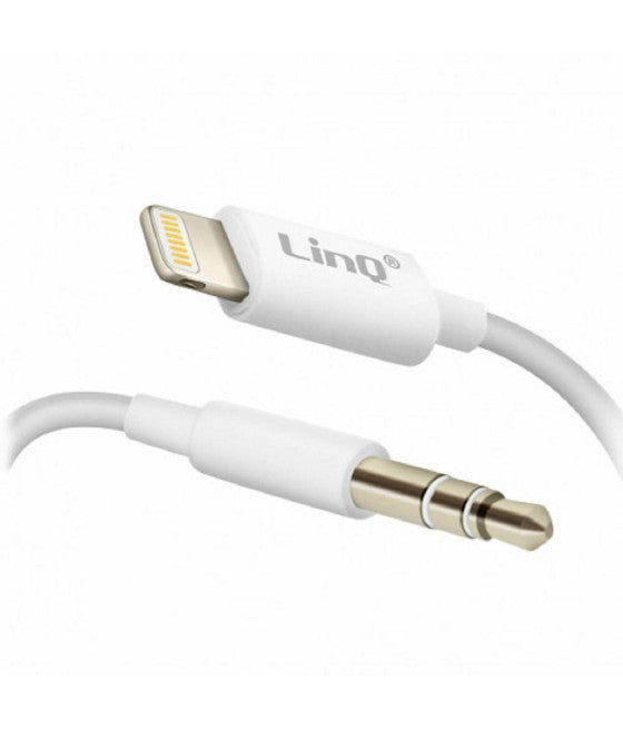 AUDIO ADAPTER KABEL LIGHTNING ZU AUX JACK3.5MM MÄNNLICH 1MT IP-7726