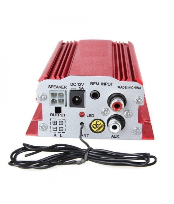 Audioverstärker 12V USB MP3 Car Home 2 Kanäle Stereo 500W Fernbedienung MA700