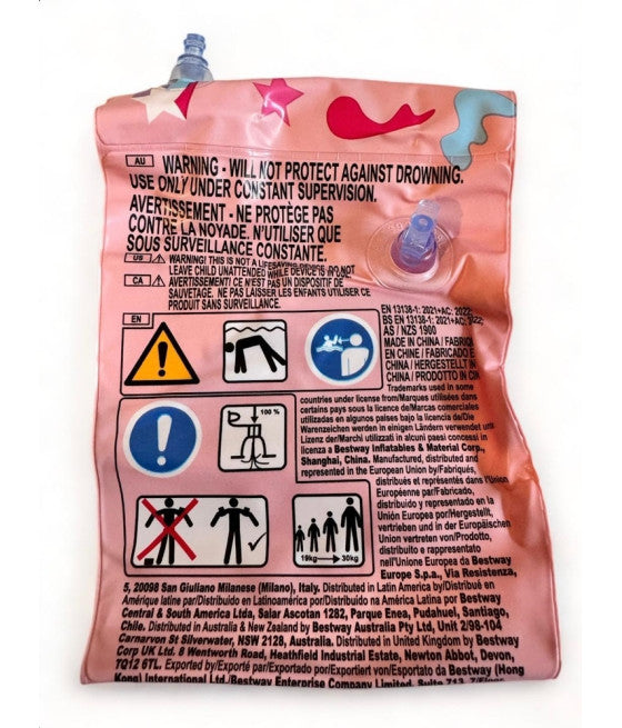 AUFBLASBARE ARMLEHNEN MINNIE SEA POOL ZUBEHÖR 23X15CM