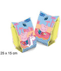 AUFBLASBARE ARMLEHNEN PEPPA PIG MEER SCHWIMMBAD FÜR KINDER ÄRMEL 25X15CM