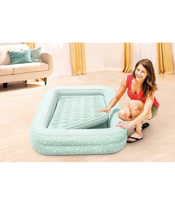 AUFBLASBARE MATRATZE BABY HANDPUMPE 107X168X25CM KINDER 66810