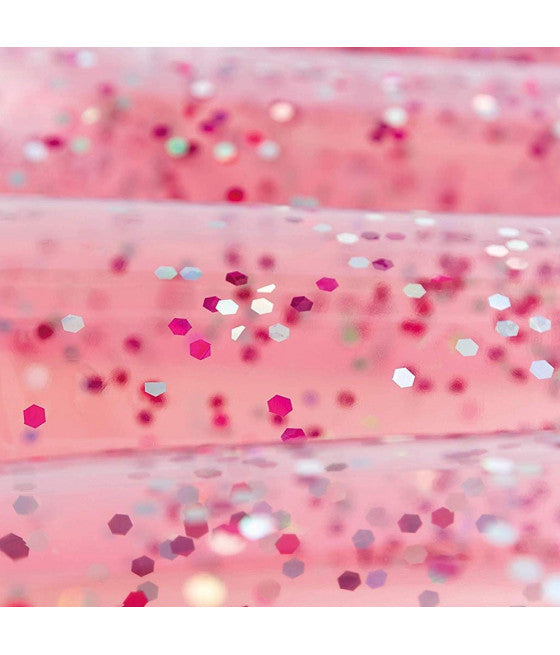 AUFBLASBARE INSELMATRATZE, SCHALE, GLITZER-MEERPOOL, 178X165CM