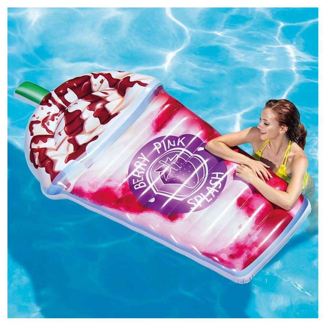 AUFBLASBARE INSEL MATRATZE SLUSH DRUCK PVC MEER POOL 198X107 CM