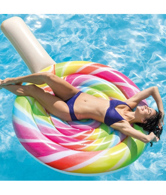 AUFBLASBARE INSEL MATRATZE LOLLIPOP LOLLIPOP MEER POOL 208X135CM