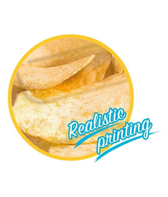 AUFBLASBARE INSEL MATRATZE DRUCK PVC CHIPS MEER SCHWIMMBAD 178X140CM