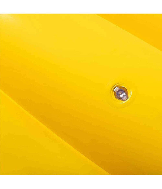 AUFBLASBARE INSELMATRATZE, PVC-MEERPOOL MIT HOT-DOG-PRINT, 190X109CM