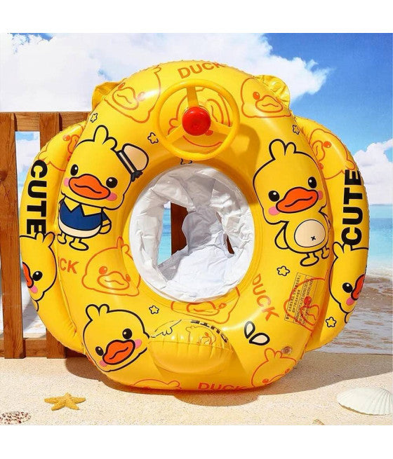 AUFBLASBARE LIFEBUISTER-HOSE FÜR KINDER, FORM EINES ENTENWAGENS, 58X52CM