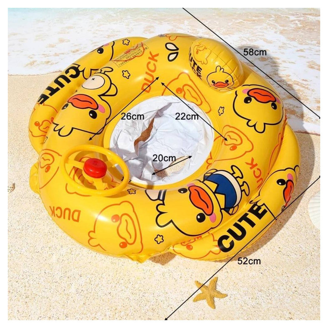 AUFBLASBARE LIFEBUISTER-HOSE FÜR KINDER, FORM EINES ENTENWAGENS, 58X52CM