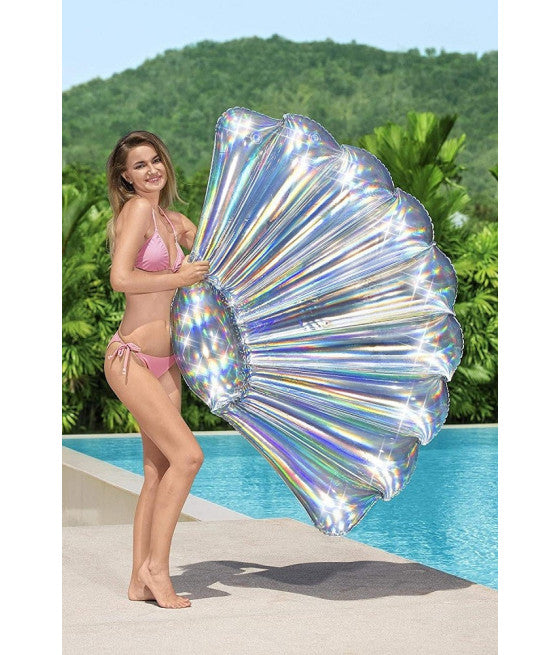 AUFBLASBARE SCHillernde SCHALENMATRATZE 185X114CM POOL 43414