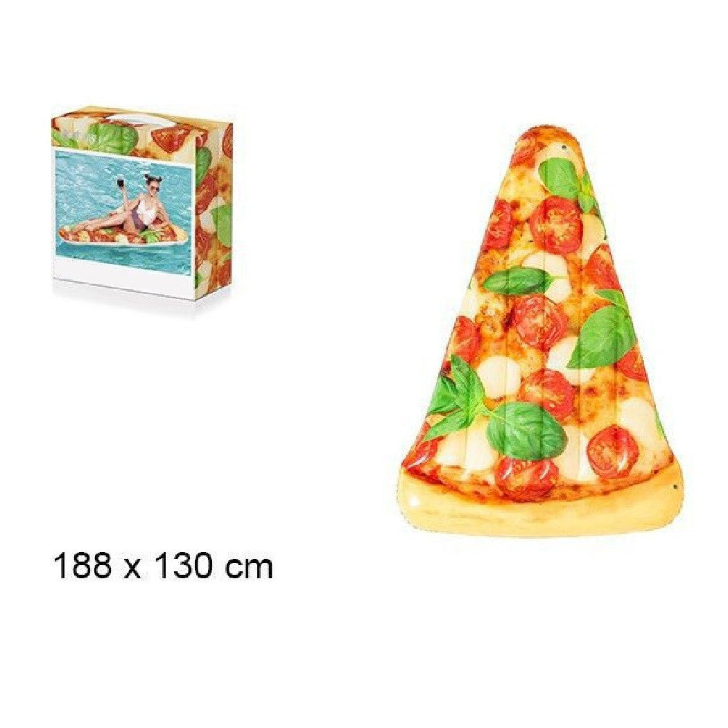 AUFBLASBARE MATRATZE PIZZA PARTY MEER POOL 188 X 130 CM