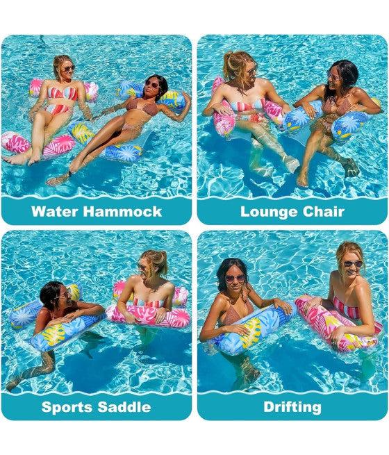 Aufblasbare Matratze für Pool, Meer, Hängematte, tropisches Design