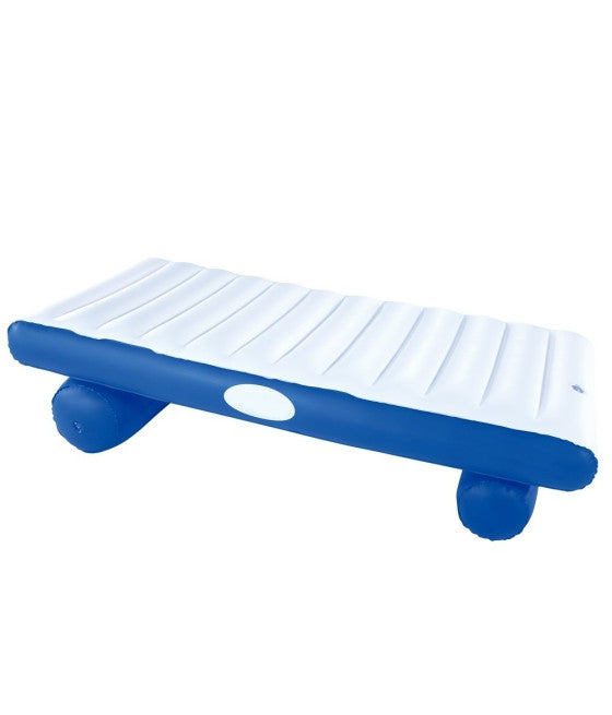 AUFBLASBARE MATRATZE ENTSPANNEN MEER STRAND POOL VINYL 177 X 94 CM