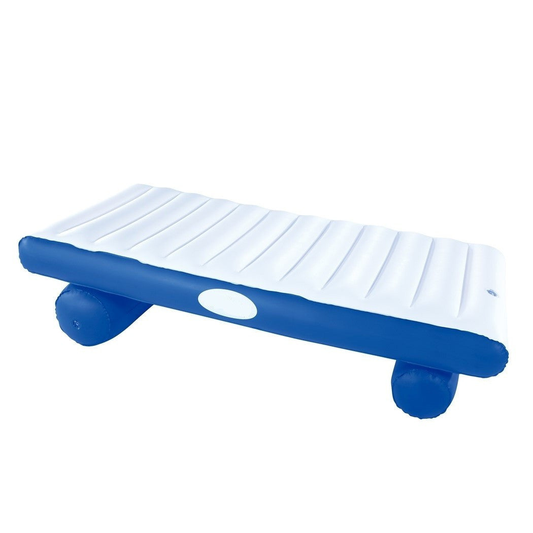 AUFBLASBARE MATRATZE ENTSPANNEN MEER STRAND POOL VINYL 177 X 94 CM