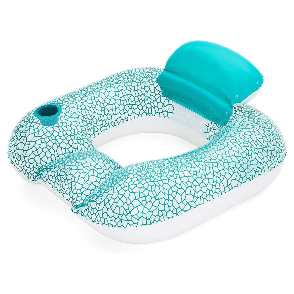 AUFBLASBARE POOLMATRATZE FÜR ERWACHSENE MIT BECHERHALTER