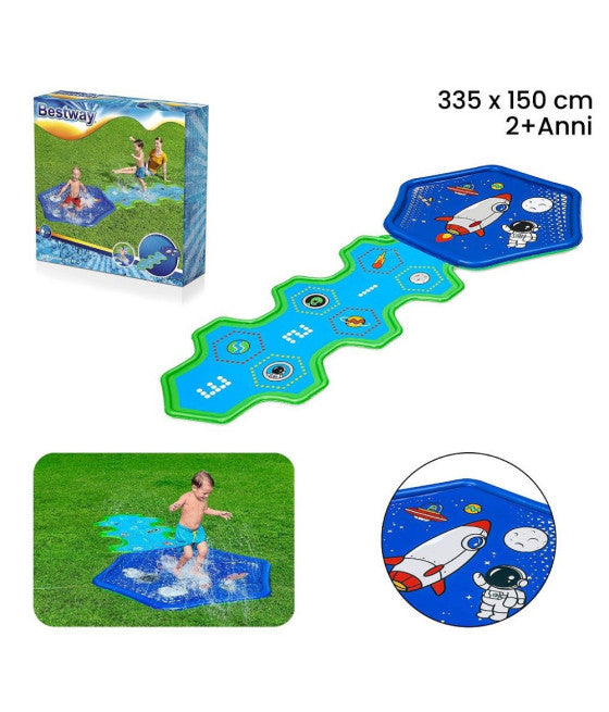 AUFBLASBARE MATTE MIT SPRITZBRUNNEN RAUM BASIS 335X150CM 52571