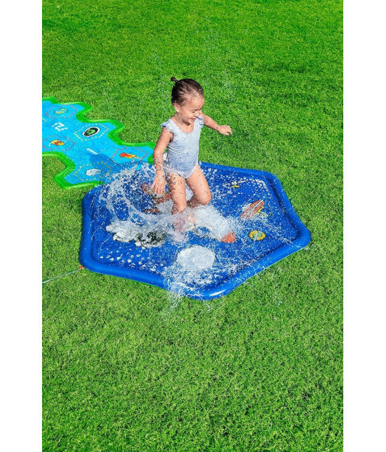 AUFBLASBARE MATTE MIT SPRITZBRUNNEN RAUM BASIS 335X150CM 52571