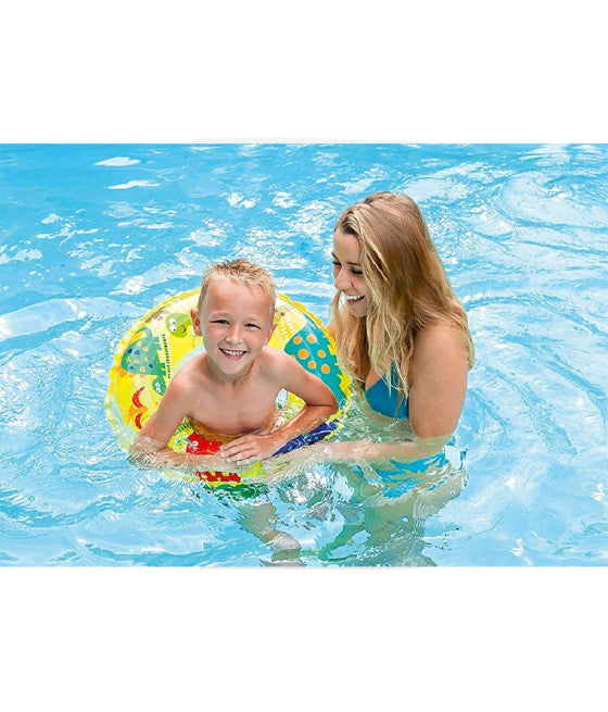 AUFBLASBARE RETTUNGSBOJE 61 CM KINDER VERSCHIEDENE FANTASIEN 59242