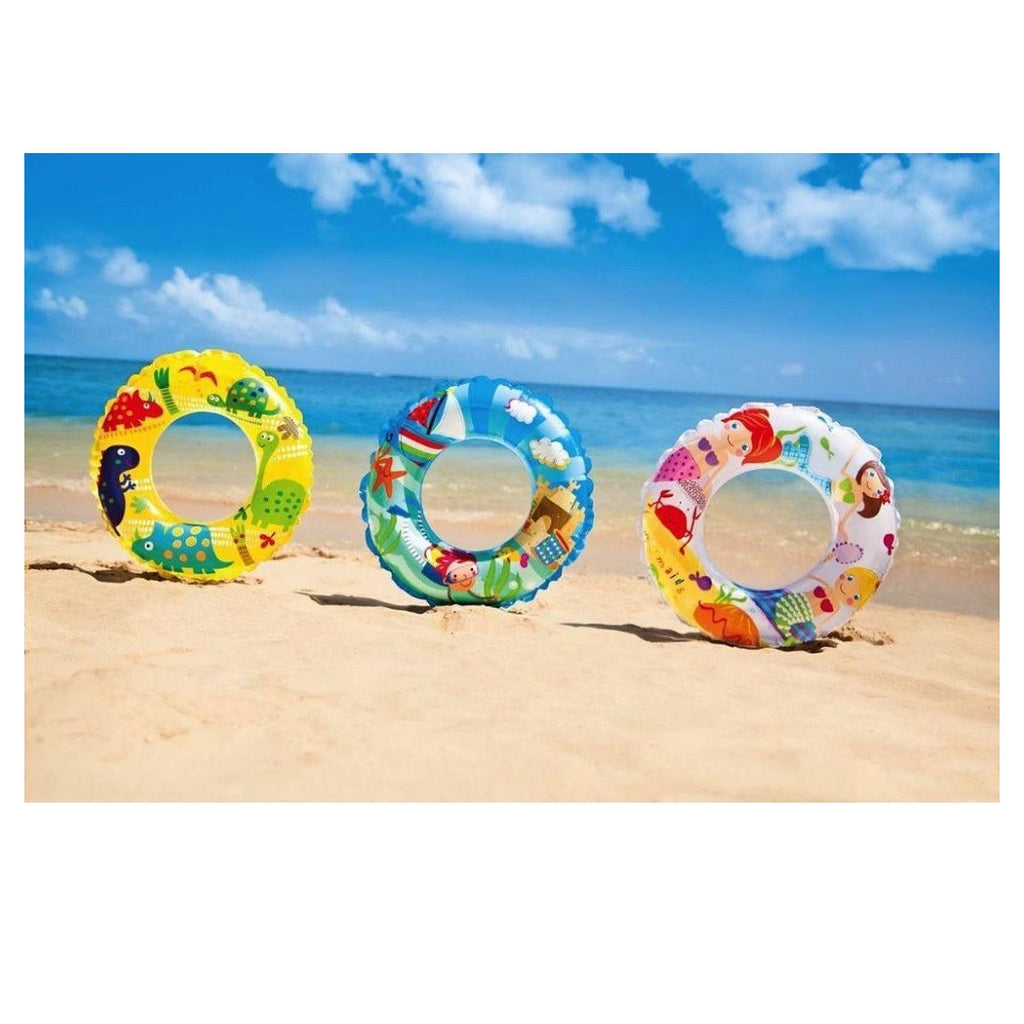 AUFBLASBARE RETTUNGSBOJE 61 CM KINDER VERSCHIEDENE FANTASIEN 59242