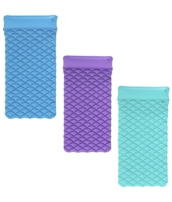 AUFBLASBARE ROLLMATRATZE 213X86CM SCHWIMMBAD 3 COL 44020