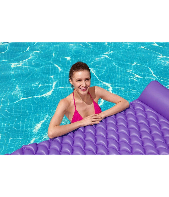 AUFBLASBARE ROLLMATRATZE 213X86CM SCHWIMMBAD 3 COL 44020
