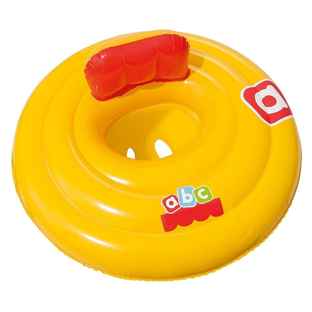 AUFBLASBARE RUNDE RETTUNGSBOJE MIT HÖSCHENDURCHMESSER 69 CM GELB