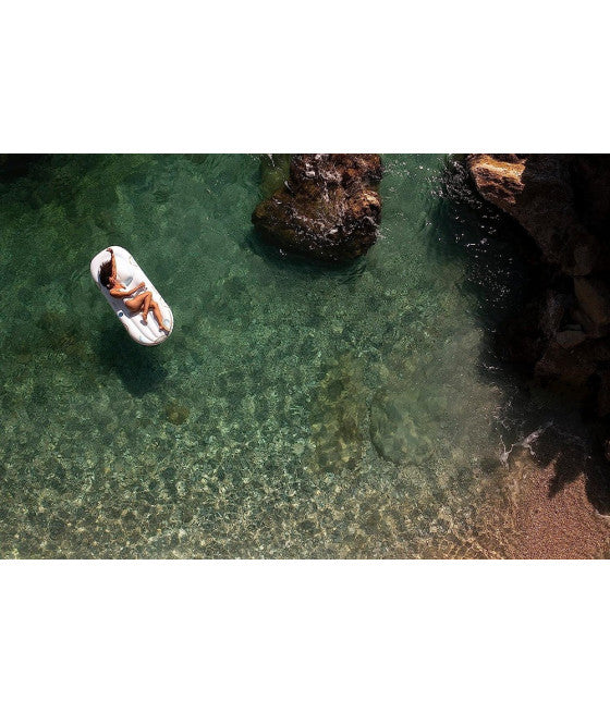 AUFBLASBARE POOLMATRATZE 228X108CM BECHERHALTER GRIFFE 43651