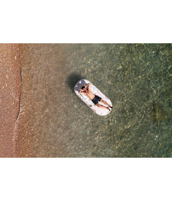 AUFBLASBARE POOLMATRATZE 228X108CM BECHERHALTER GRIFFE 43651