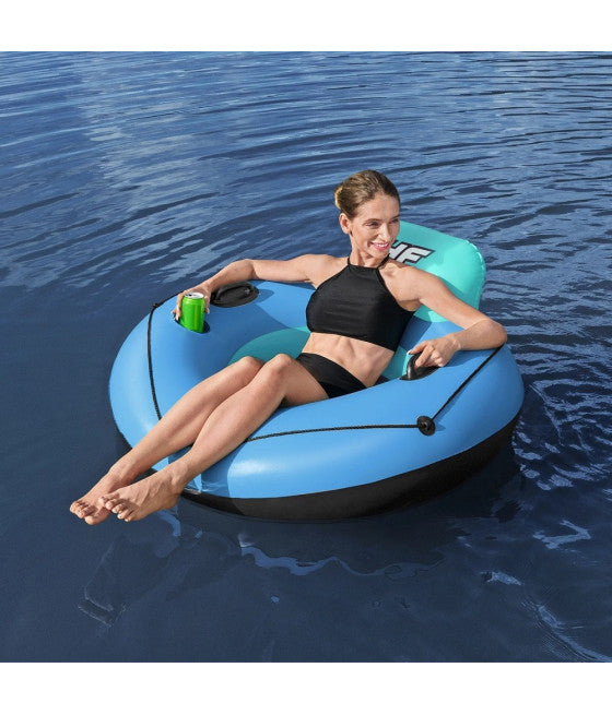 AUFBLASBARE SESSEL-RETTUNGSBOJE MIT SEILGRIFFEN 43108