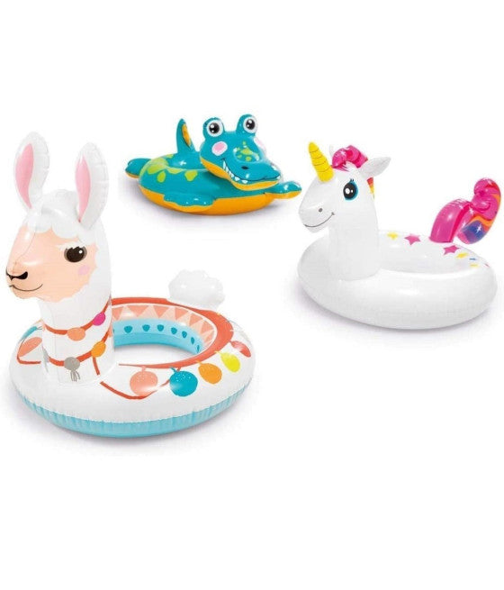 AUFBLASBARE TIER-RETTUNGSBOJE KINDER SOMMER SORTIERTE MODELLE 58221