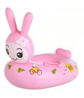 AUFBLASBARE KINDERSCHWIMMWESTE MIT HÖSCHEN UND RÜCKENLEHNE 70 CM ROSA HASE