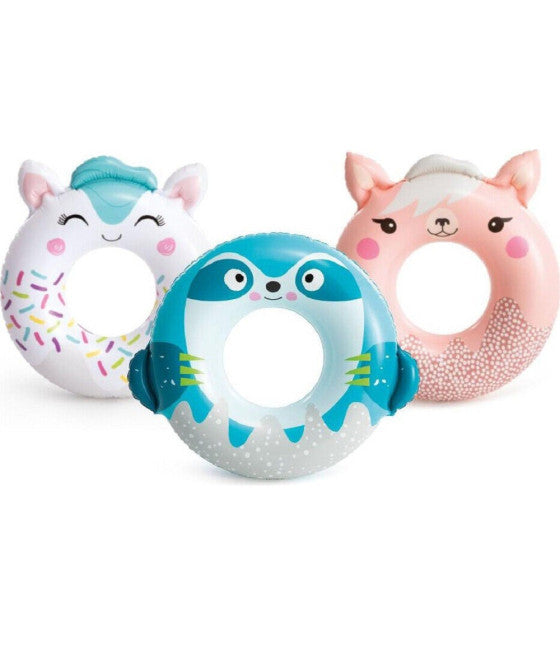 AUFBLASBARE RETTUNGSBOJE MEER DONUT FANTASIE NIEDLICHE TIERE 59266