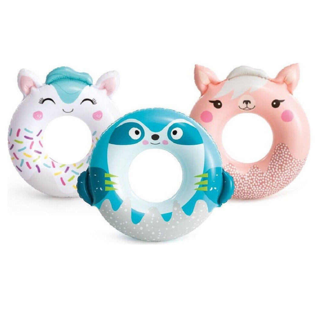 AUFBLASBARE RETTUNGSBOJE MEER DONUT FANTASIE NIEDLICHE TIERE 59266