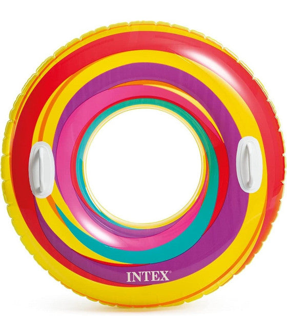 AUFBLASBARE RETTUNGSBOJE MIT GRIFFEN 91 CM 2 GRIFFE 9+ JAHRE FARBEN 59256