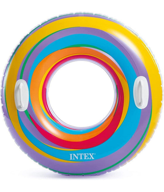 AUFBLASBARE RETTUNGSBOJE MIT GRIFFEN 91 CM 2 GRIFFE 9+ JAHRE FARBEN 59256