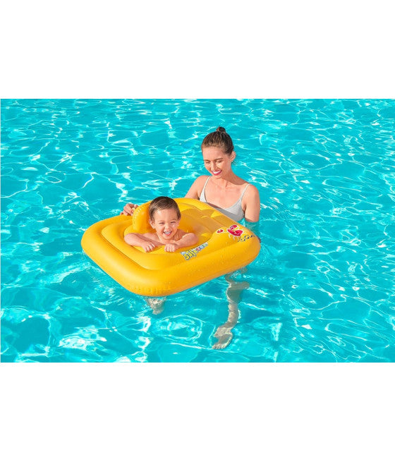 AUFBLASBARE HOSE, QUADRATISCHE HOSE, SCHWIMMERSICHER, ABC 76X76CM 32050