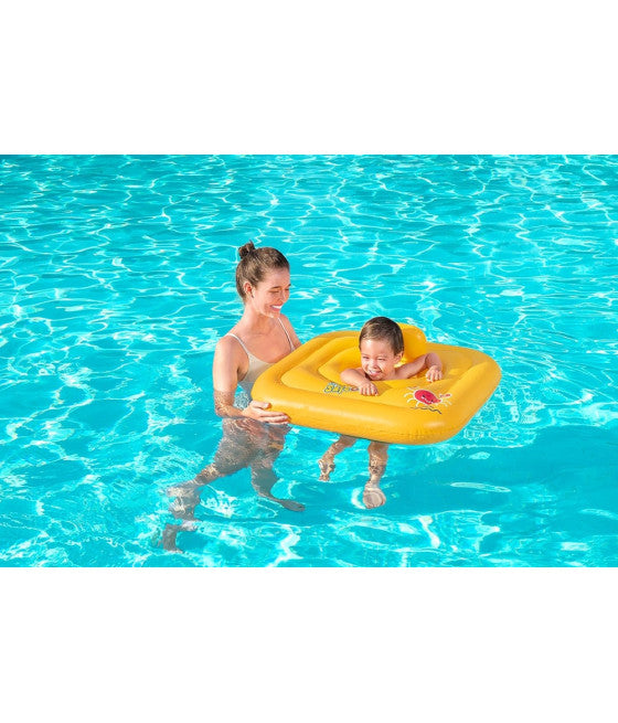 AUFBLASBARE HOSE, QUADRATISCHE HOSE, SCHWIMMERSICHER, ABC 76X76CM 32050