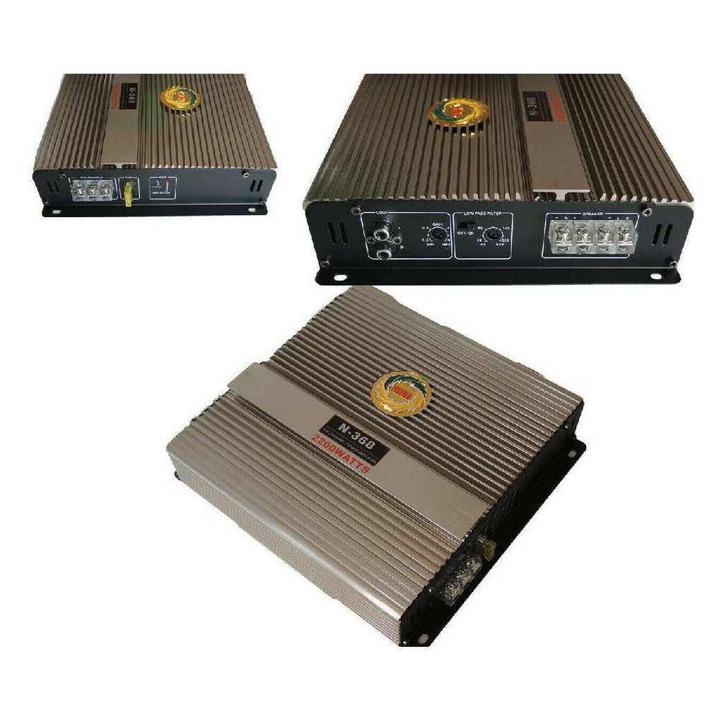AUDIO STEREO 2 CANALI 2CH POWER 2200W 12V N-368
