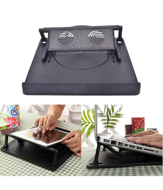 360° SCHWENKBARER NOTEBOOK-STÄNDER PC-KÜHLKÖRPER-KÜHLSOCKEL