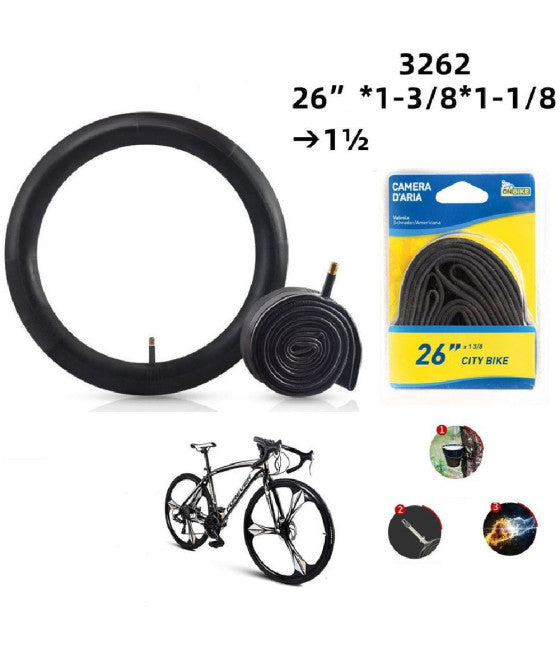 Air House Bike 26 "650A / BX1 3/8x1 1/8 1 1/2 Ventil Schrader America