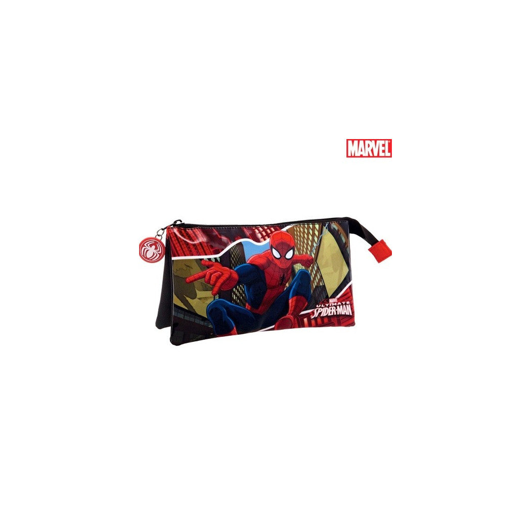 3-Tasche Zip Closure Pen Holder Bleistifthalter Buntstifte Marvel Spiderman