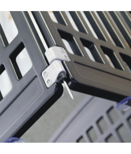 4-PANEL-BOX MIT GEHEGETÜR FÜR KLEINE BIS MITTELGROSSE HUNDE KATZEN