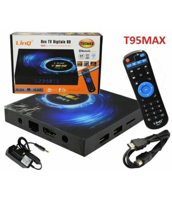 ANDROID 10.0 DIGITAL TV BOX T95MAX KLEINE GRÖSSE FULL HD WIFI USB