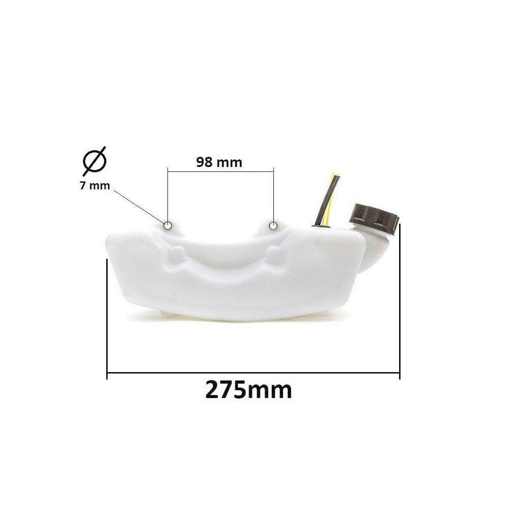 43 / 53 cc Freischneider Benzin-Kraftstofftank