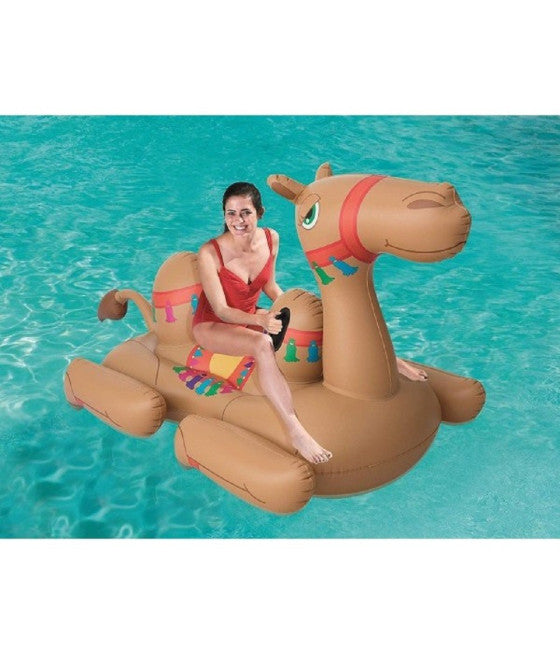 AUFBLASBARE KAMEL FAHRT 221X132 CM GRIFFE MEER POOL 41125