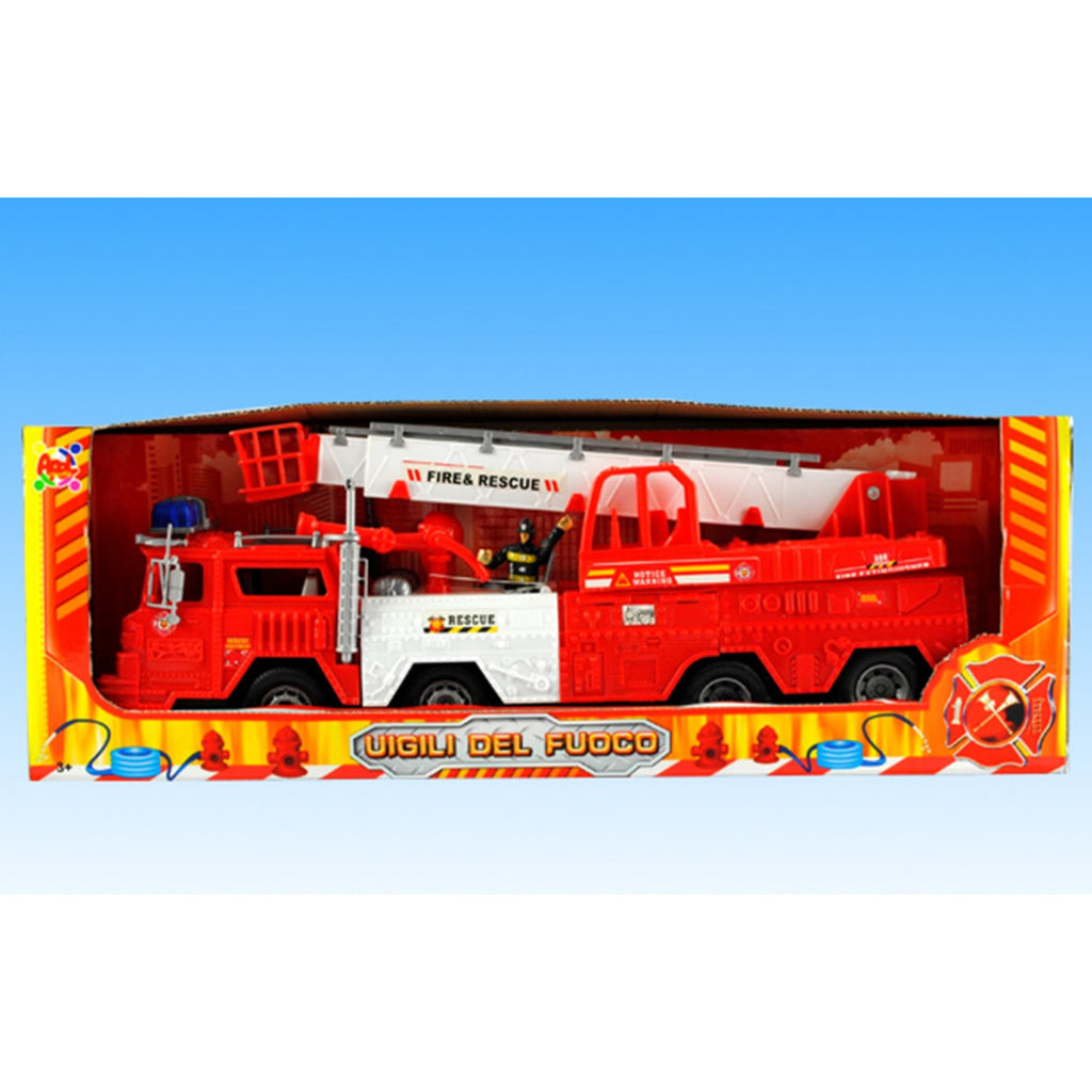 66 CM LANGES MODELL-FEUERWEHRAUTO MIT LICHT UND GERÄUSCHEN