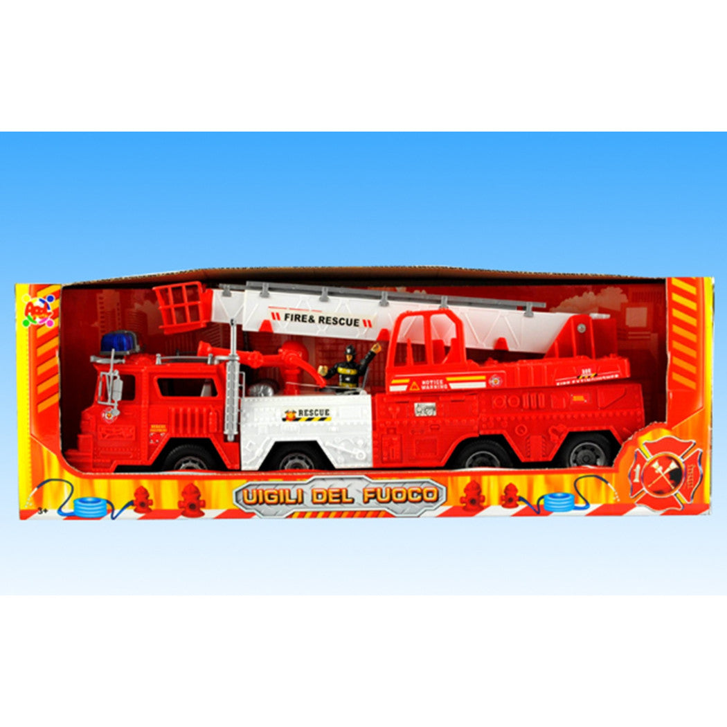 66 CM LANGES MODELL-FEUERWEHRAUTO MIT LICHT UND GERÄUSCHEN